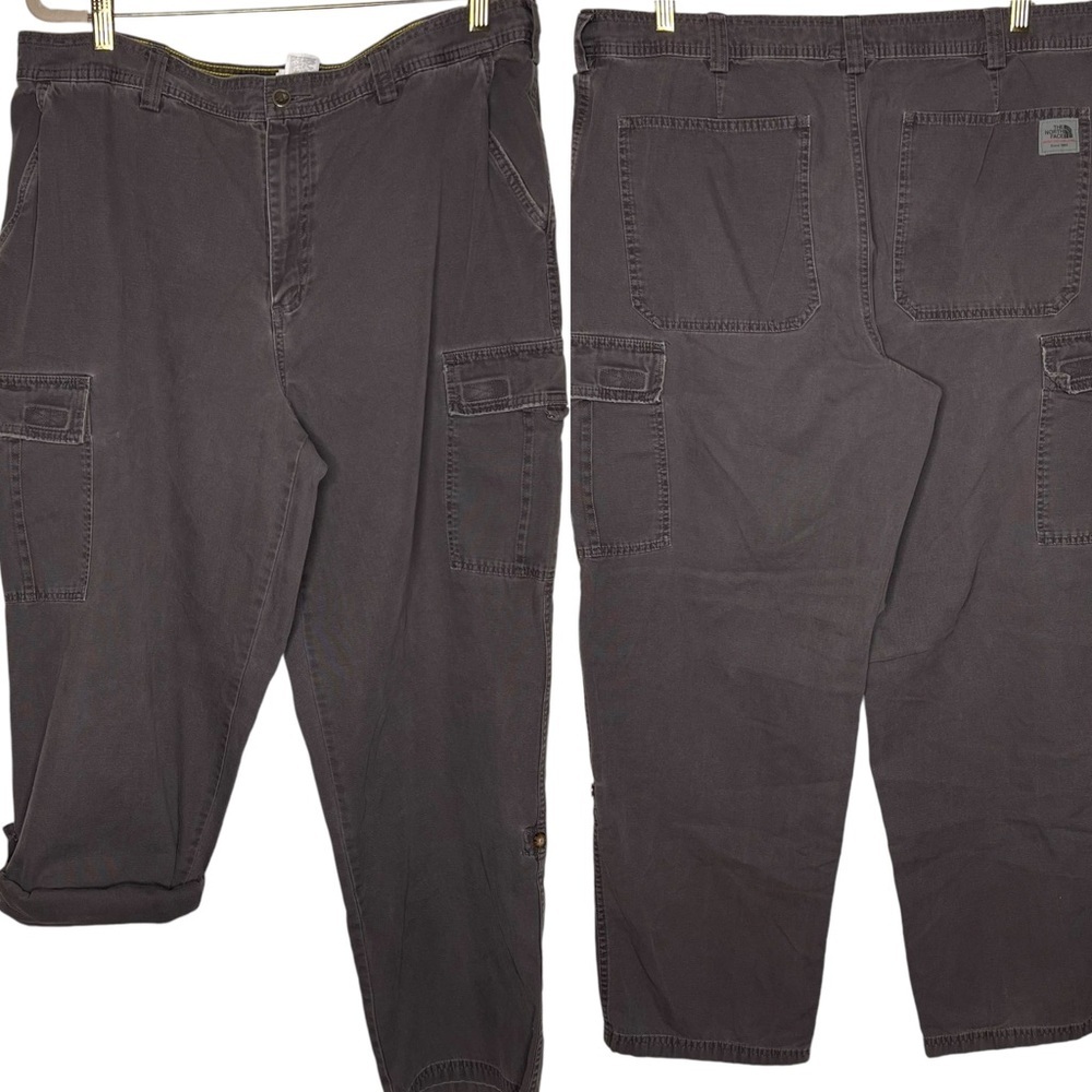 Y2K The North Face Men's Cargo Pants - Dark Gray